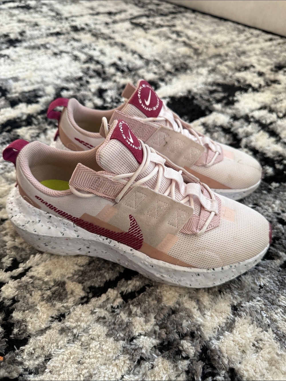 Nike Women’s Light Pink and Berry Athletic Sneakers